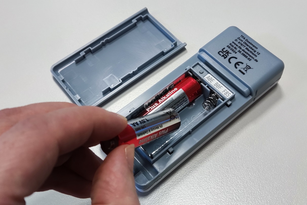 Fig. Batteries in transmitter